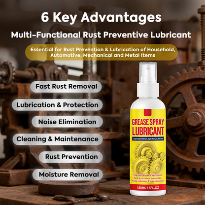 🔧 Anti-Rust Lubricant Spray & Rust Remover – Loosen Rust, Lubricate Metal & Help Protect Against Corrosion