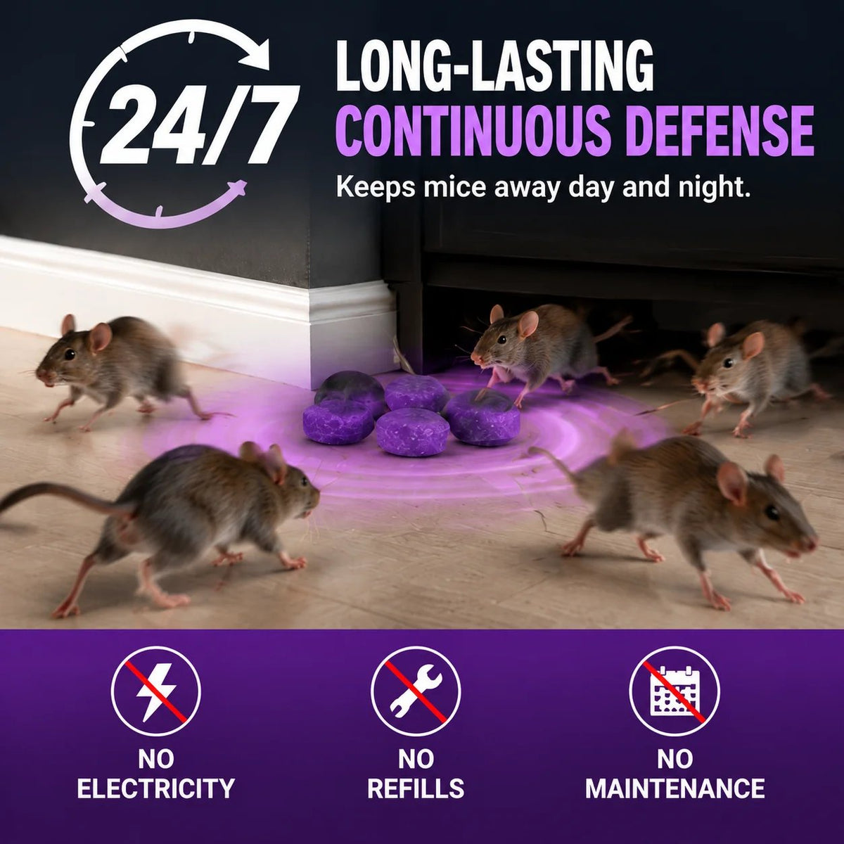 Natural Plant-Based Rodent Repellent Balls (12 Pack) 🌿