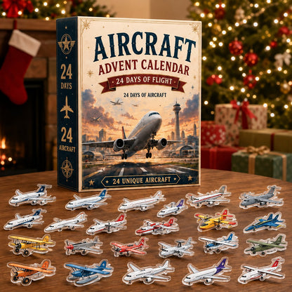 ✈️ Aircraft Advent Calendar 2026 | 24 Days of Flight with 24 Unique Miniature Airplanes, Jets & Aviation Collectibles 🎄🎁
