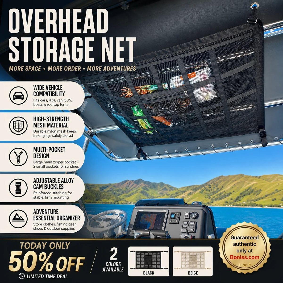 🚙 Rooftop Cargo Storage Bag – Extra Travel Space | Special Sale