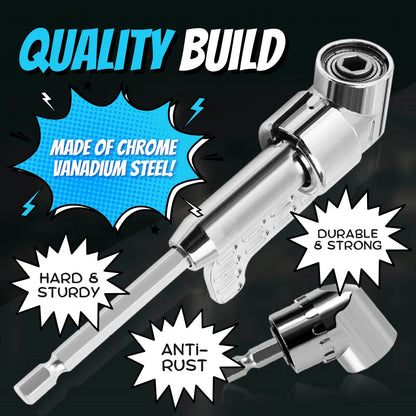 105° Angled Drill Attachment 🔧 – Extended 5.51' Reach Adapter