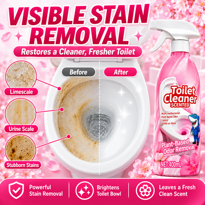 🫧400 ML Scented Foaming Toilet Cleaner – Deep Stain & Odor Remover for Bathroom Floors