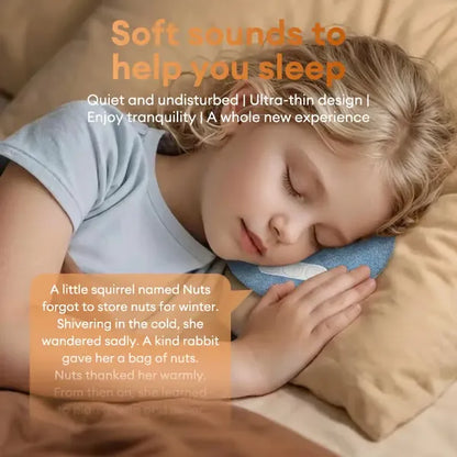 🔥🔥  S1 Ultra-Thin Bluetooth Pillow Speaker with Bluetooth 6.0 - Bone Conduction Technology