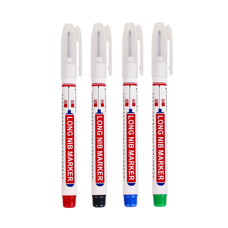 Extended Tip Marker Pen, Quick Dry Ink For Deep Hole Marking🎯