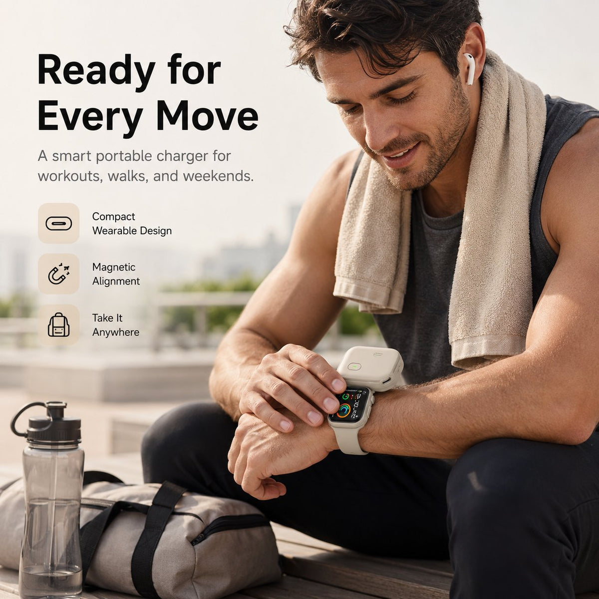 ⌚ Portable Apple Watch Power Bank