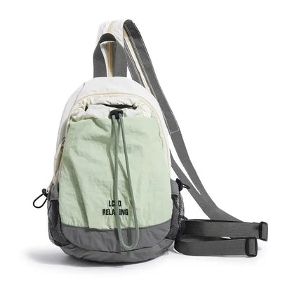 🎒Unisex Lightweight Color Block Nylon Mini Backpack – Compact & Water-Resistant Daypack for Every Adventure! 🌈🚶‍♂️