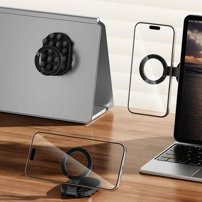 Multi-Function 3-in-1 Phone Stand with Magnetic & Suction Mount
