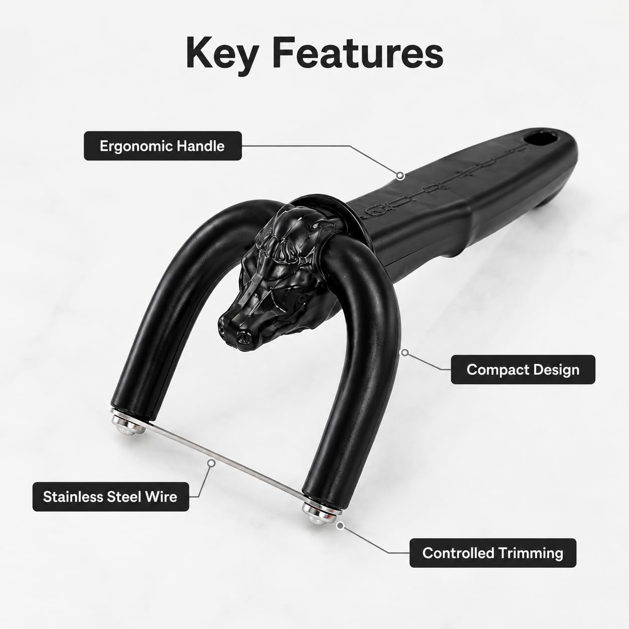 🥩 Precision Meat Fat Trimmer and Silver Skin Remover for Easy BBQ Prep