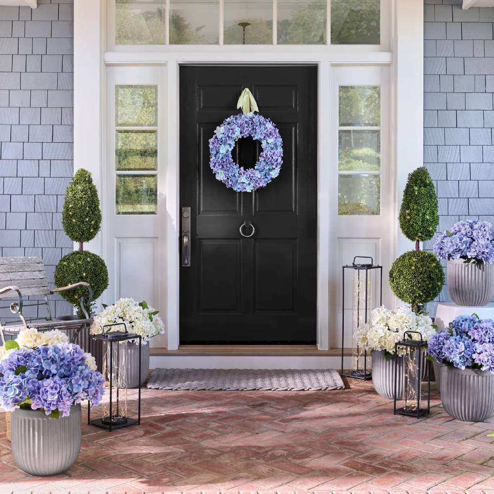 Last Day 50% OFF📣 Artificial Hydrangeas Flowers – UV-Resistant, Waterproof, Windproof