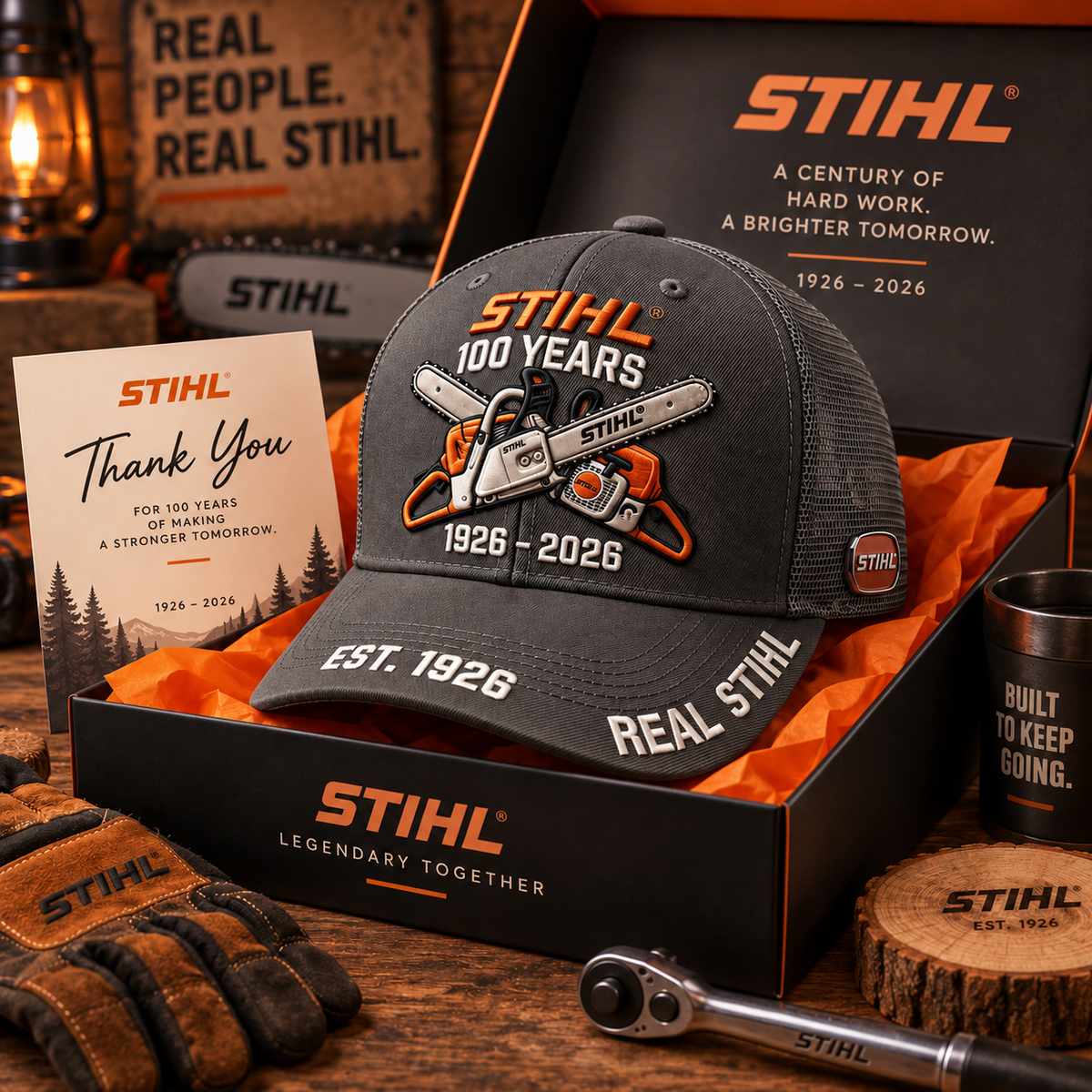 STIHL 100th Anniversary Commemorative Trucker Cap