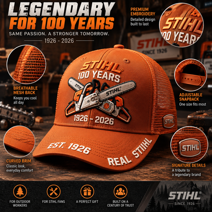 STIHL 100th Anniversary Commemorative Trucker Cap