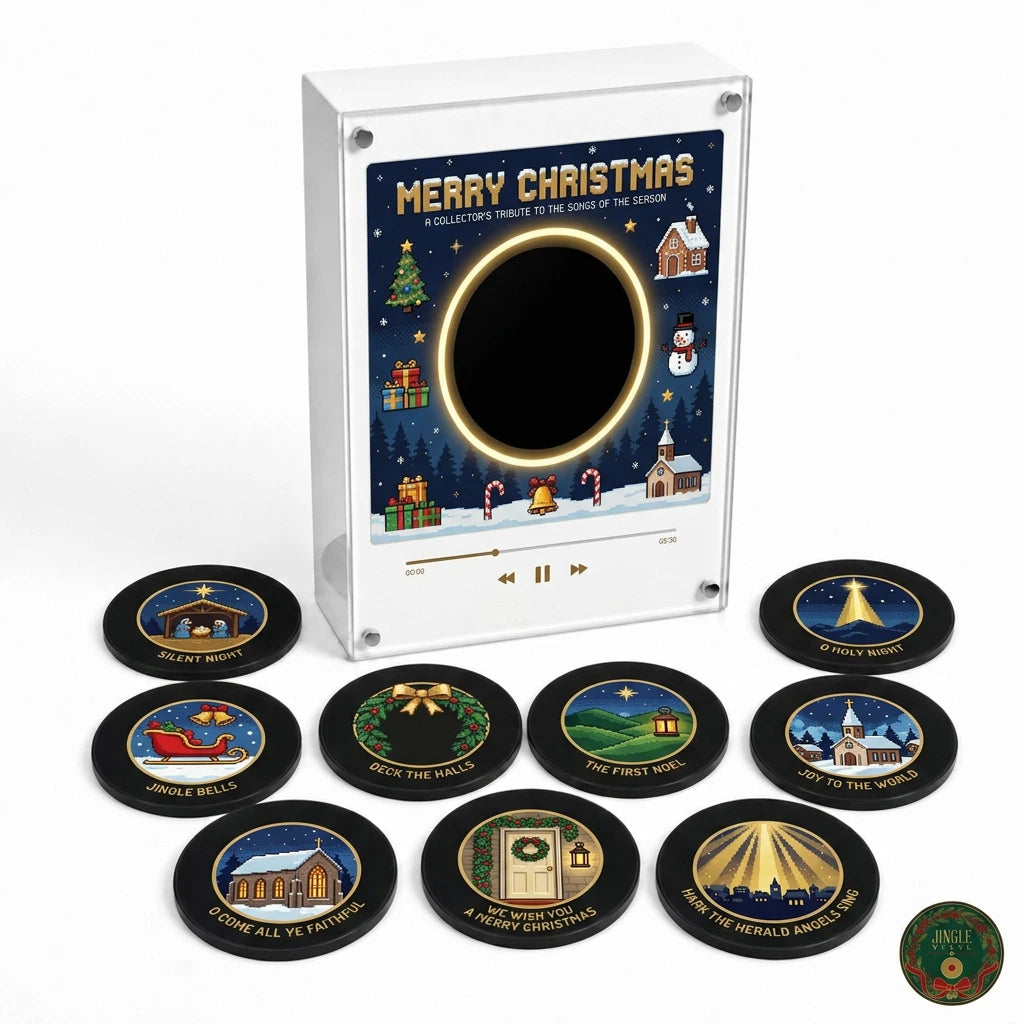 Christmas Tunes Player with 9 Magnetic Discs