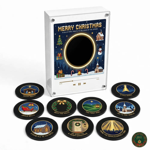 Christmas Tunes Player with 9 Magnetic Discs