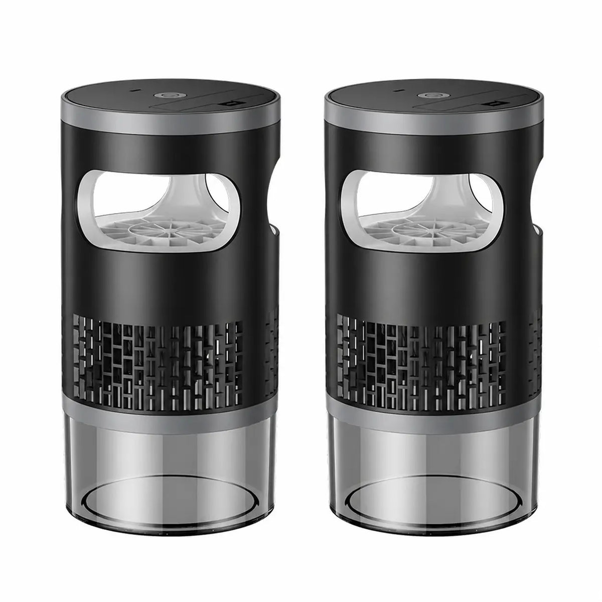 Indoor Insect Trap with Light and Suction Non Zapper Flying Bug Catcher for Mosquitoes Fruit Flies Gnats and Moths Includes One 18650 Rechargeable Lithium Battery