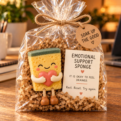 🔥LAST DAY 49% OFF - Emotional Support Desk Companions™ – Funny Coworker Gift with Encouraging Message Card