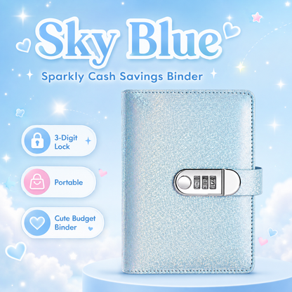 🔐 Lockable Cash Savings Binder with 100 Pages 💰