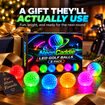 ⛳✨ LED Light-Up Golf Balls – 6-Pack for Night Golf & Evening Play