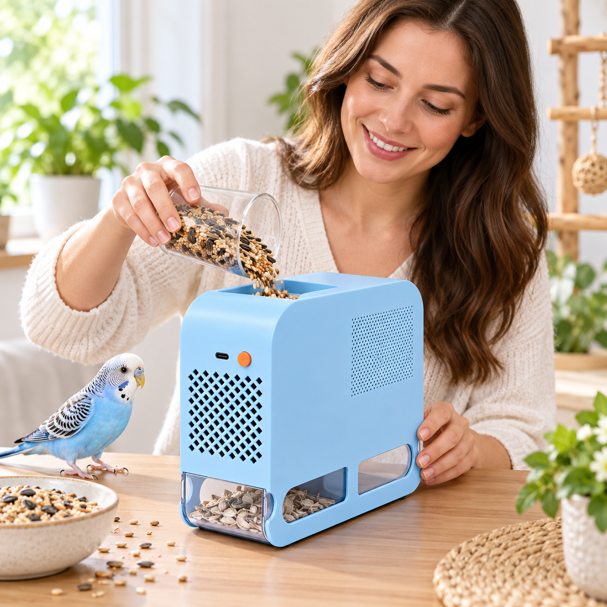 🔥Electric Bird Seed Sheller & Chaff Separator