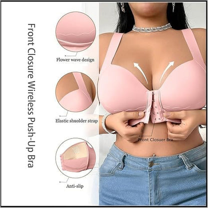 Liber bra-Comfort Sculpt Seamless (Front-Closure, Wireless)Designed for middle-aged and elderly people