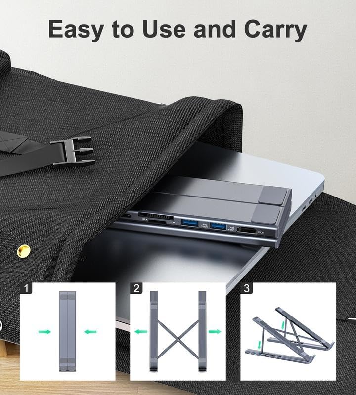 🏠💻 8-in-1 USB-C Laptop Stand,Best Gifts