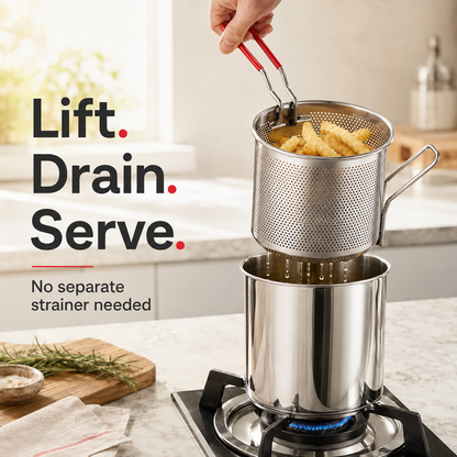 🔥Summer Limited-Time 50% OFF🍟 Personal Mini Deep Fryer Set