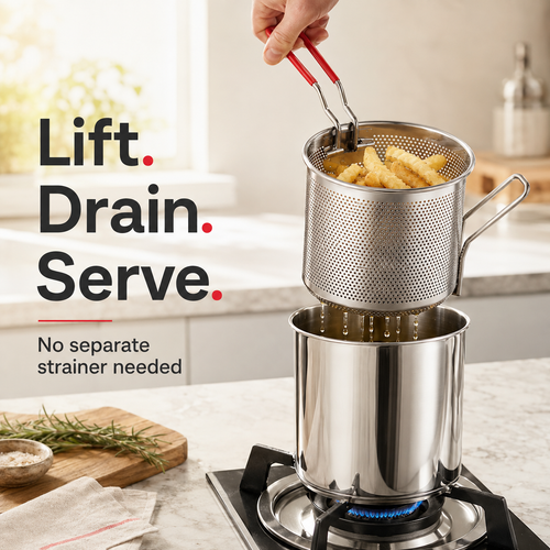 🔥Summer Limited-Time 50% OFF🍟 Personal Mini Deep Fryer Set