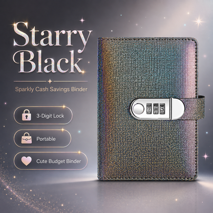 🔐 Lockable Cash Savings Binder with 100 Pages 💰