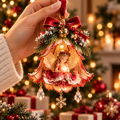 ✨ Enchanted Fairy Bell Christmas Ornament