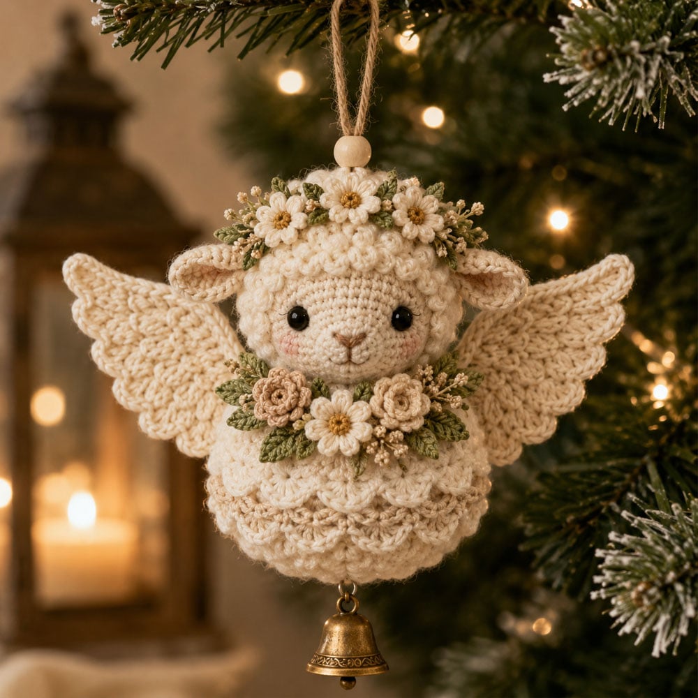 🎉🪽 Animal Angel Crochet Ornament DIY Kit