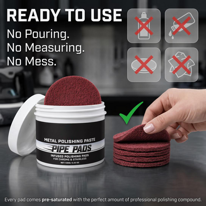 ✨ MirrorFinish Polishing Pads – Helps Reduce Scratches & Oxidation