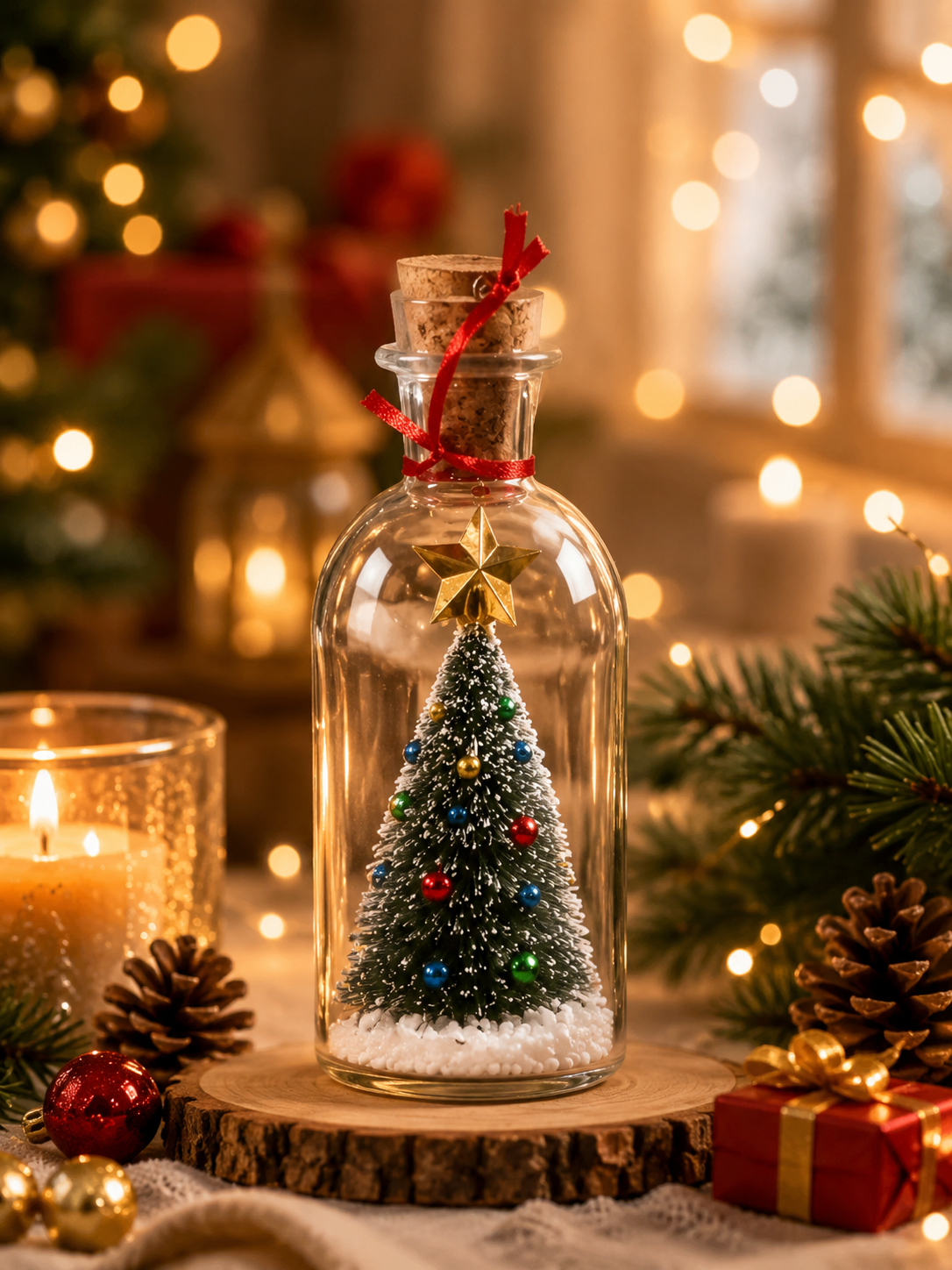 Christmas Tree In A Bottle