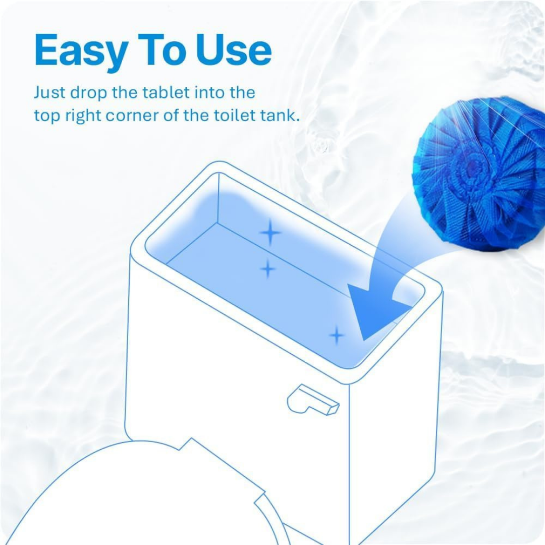 Imported Toilet Bowl Cleaner Tablets (Pack Of 12)