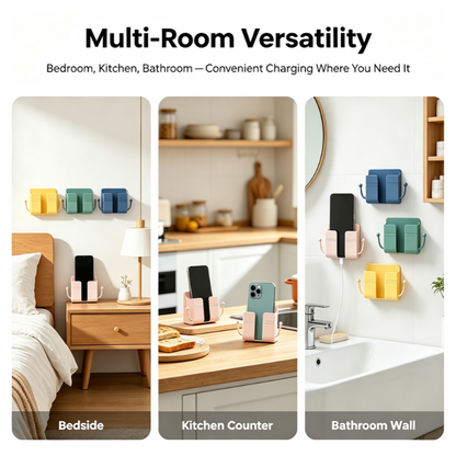 Mobile phone holder mounted on self-adhesive wall, wall-mounted mobile phone holder📱✨