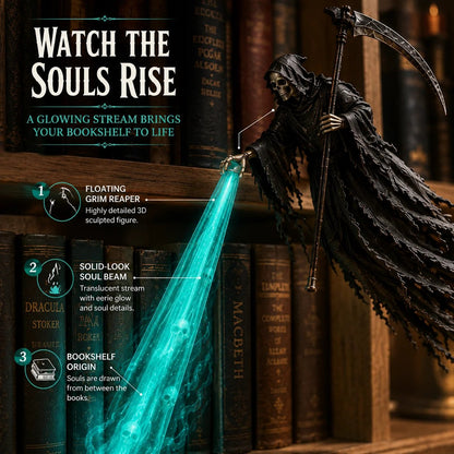 🔥Buy 2 Free Shipping🔥💀 The Soul Collector — Haunted Reaper Shelf Light