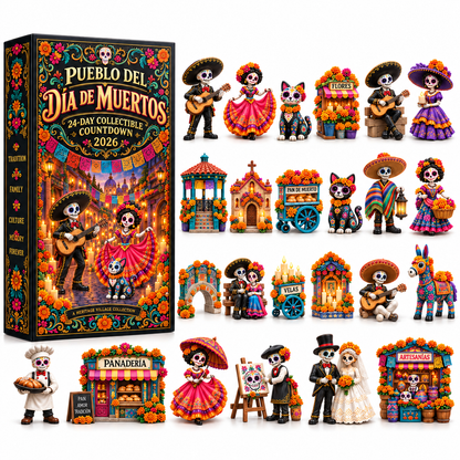 Pueblo del Día de Muertos 2026 – 24-Day Miniature Countdown