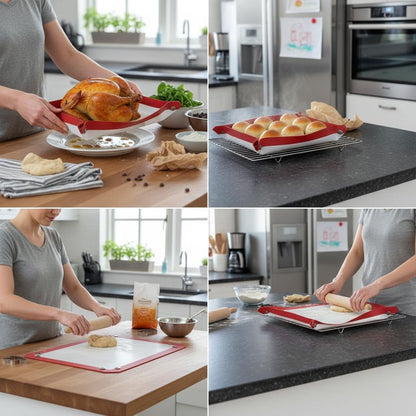 STOP WASTING PARCHMENT PAPER. BAKE BIGGER. CLEANER. EASIER. 🔥