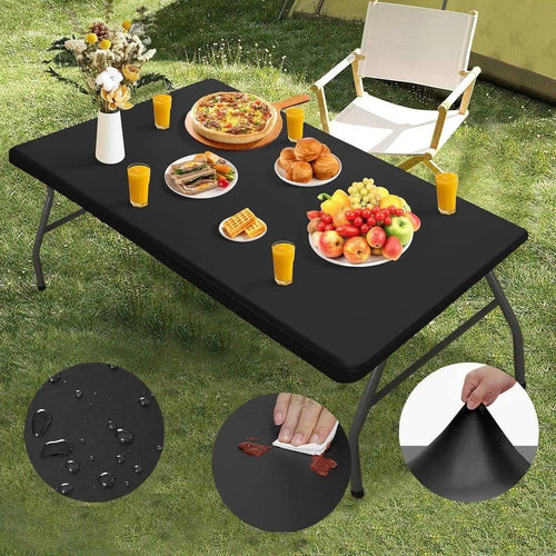 Pack Stretch Fabric Table Top Cap Cover, fits 4ft/6ft/8ft Tables