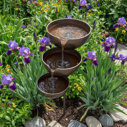 🔥Hot Sale🔥Bring Life Back To Your Garden – Rain Catcher Bird Bath 🌿🐦