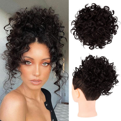 ⏰Drawstring wig hair