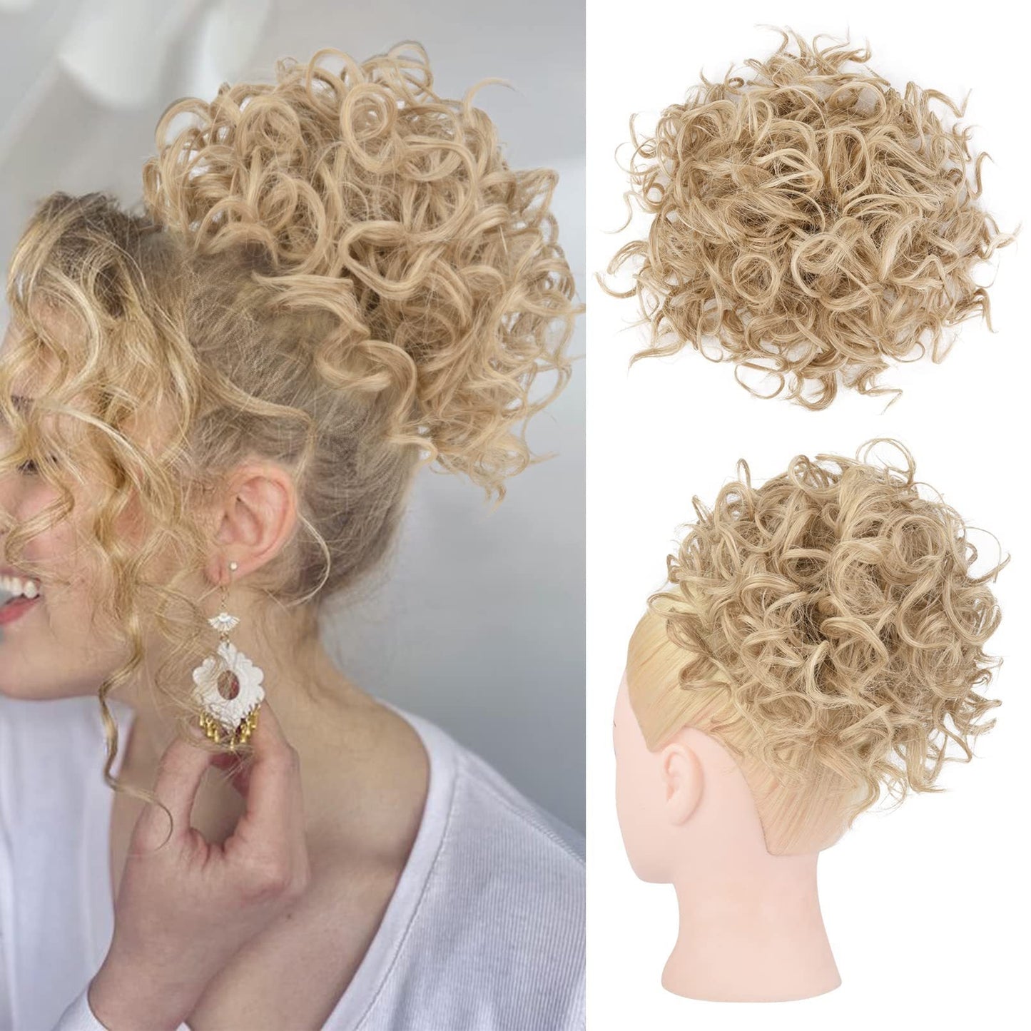 ⏰Drawstring wig hair