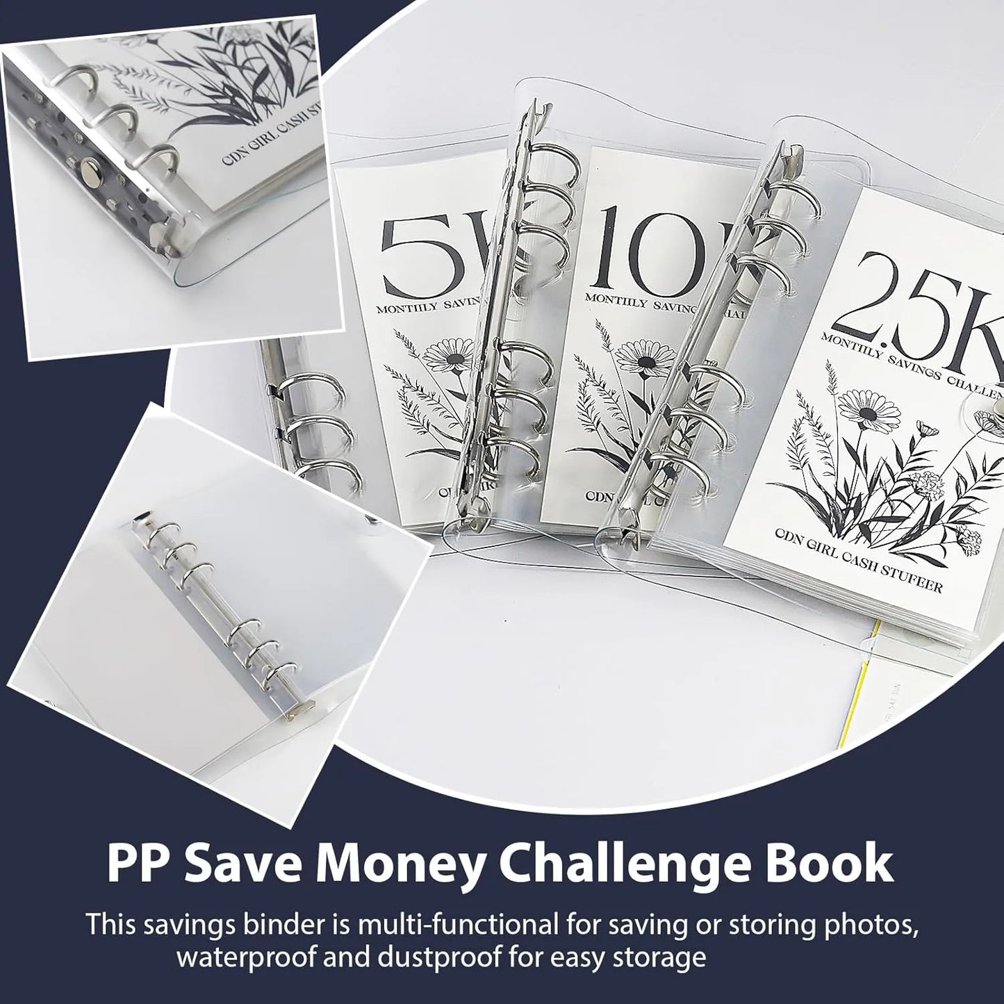 💰 12-Month Envelopes Money Saving Challenge Binder