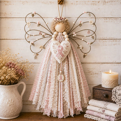 Angel Fabric Hanging DIY Kit - Stitch a Little Blessing That Stays Forever