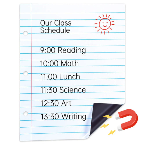 📝✨Giant Magnetic Lined Paper Whiteboard 28” x 22” – 🧑‍🏫💕Perfect for Teaching, Writing Practice, To-Do Lists & Daily Planning( ✨ Write, Wipe & Reus)
