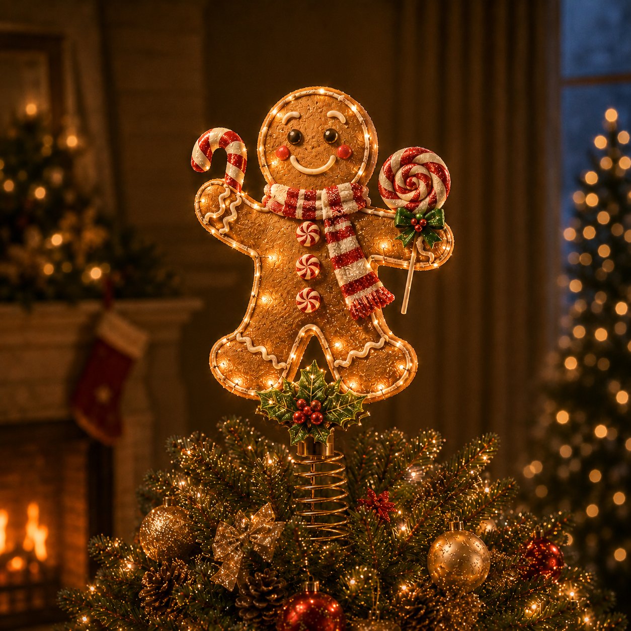 ⏳ Last Day 49% OFF – 🎅  Lighted Christmas Tree Topper Collection ✨