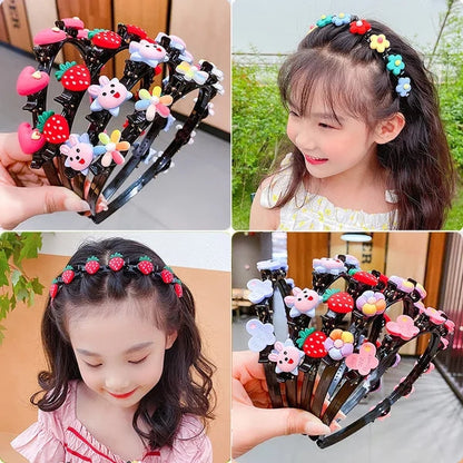 🎀 Cartoon Braiding Headband – Easy & Cute Styling
