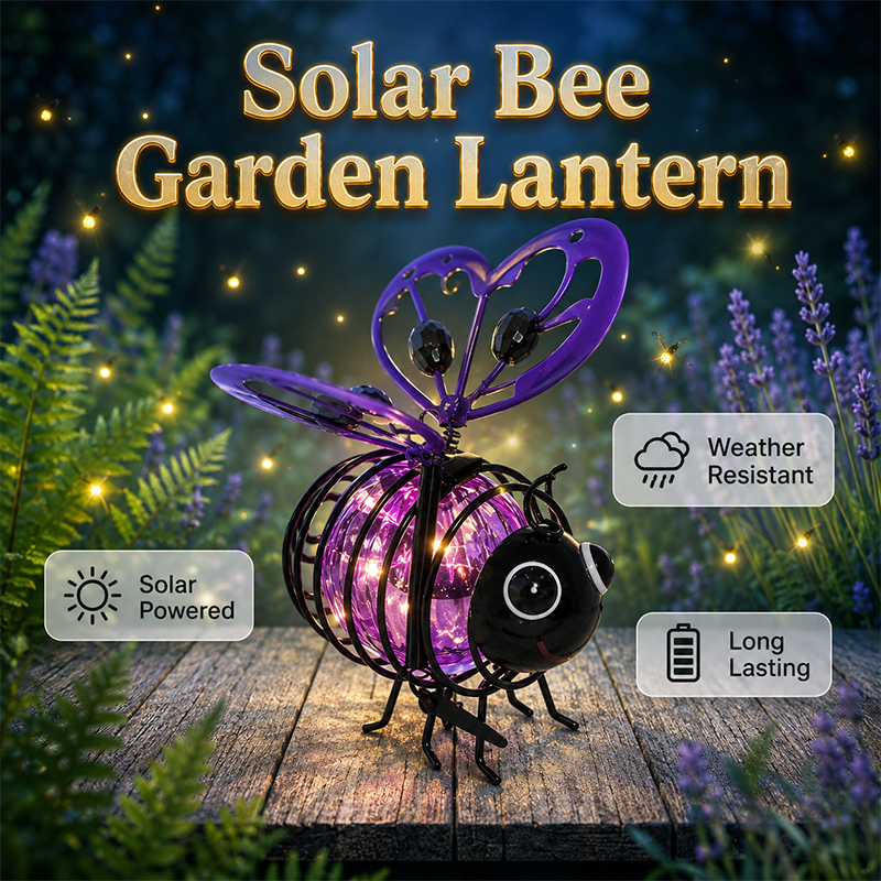 🌙🍃 LIMITED-TIME 50% OFF! Hanging Solar Bee Light – Warm Amber Glow, Flicker-Free, Perfect for Garden Parties, Camping, or Kids’ Rooms – Spread Joy Day and Night 🌞🌜