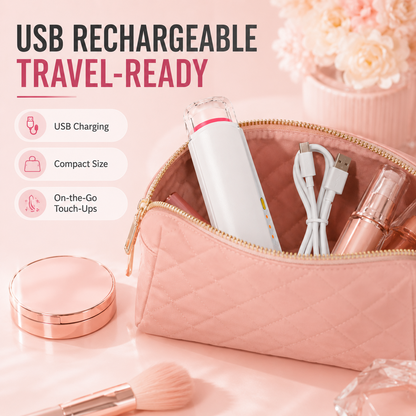 Rechargeable Electric Eyelash Curler – Instant Lash Curling, Fast Heating & Portable Pocket Design, Available in 3 Colors 💄✨