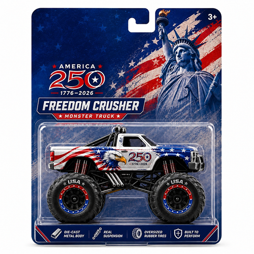 Freedom Crusher 250th Anniversary Die-Cast Monster Truck