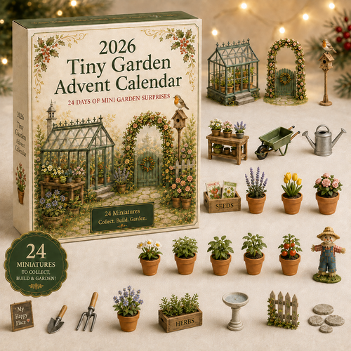 🎉🇺🇸 Limited Edition! 🔥🎁2026 Garden Advent Calendar 🌿🎄 – 24 Days of Tiny Garden Surprises