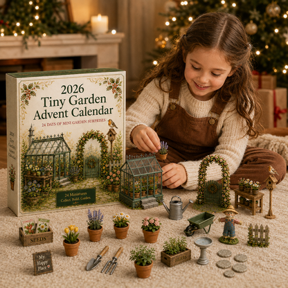 🎉🇺🇸 Limited Edition! 🔥🎁2026 Garden Advent Calendar 🌿🎄 – 24 Days of Tiny Garden Surprises